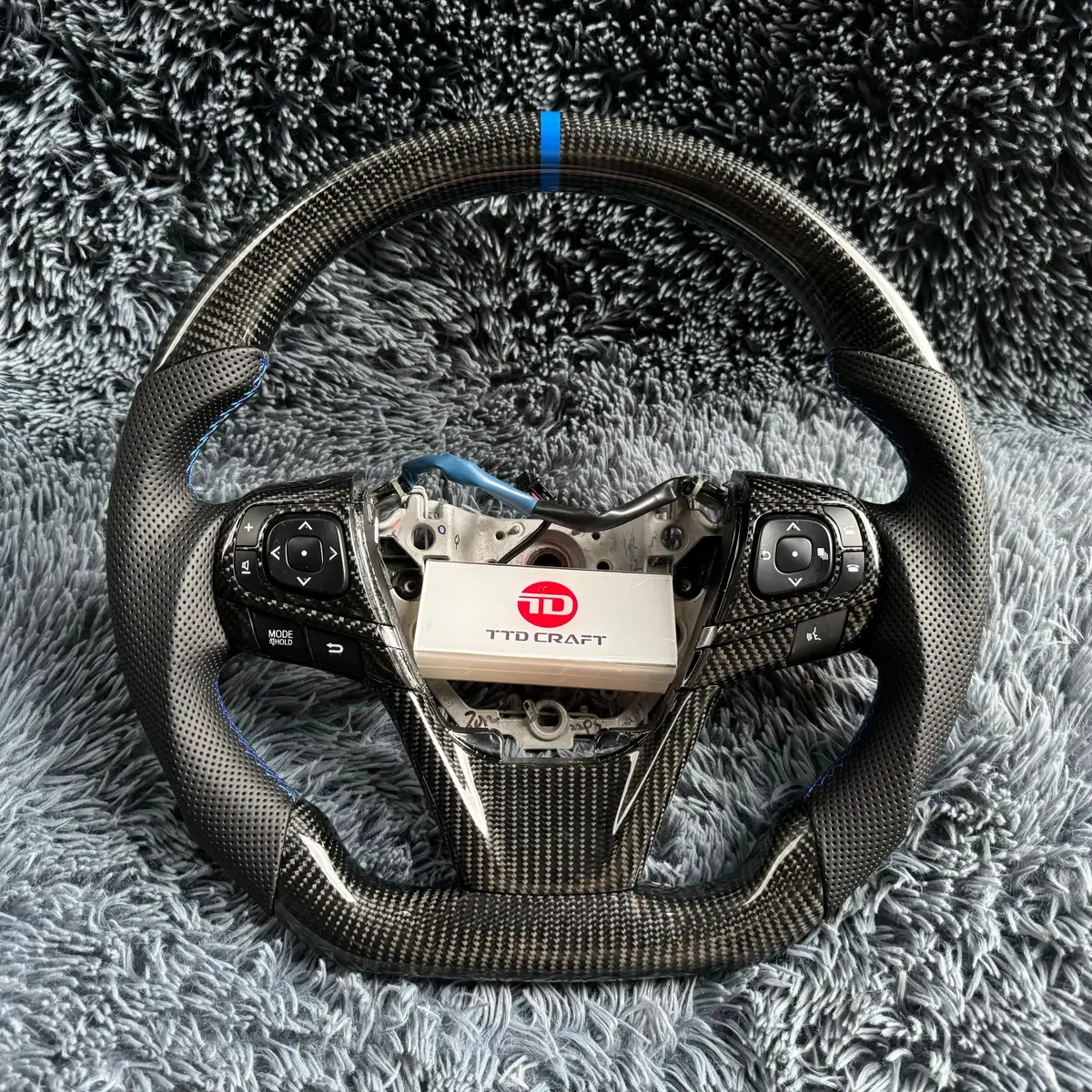 Ttd Craft Toyota 2014-2017 Camry 2013-2018 Harrier Carbon Fiber Steering Wheel 1