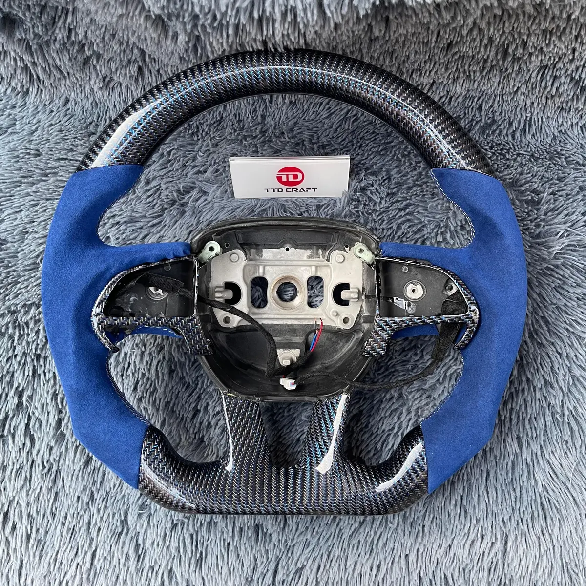 Ttd Craft Dodge 2016-2023 Charger Challenger / 2014-2023 Durango Carbon Fiber Steering Wheel 1