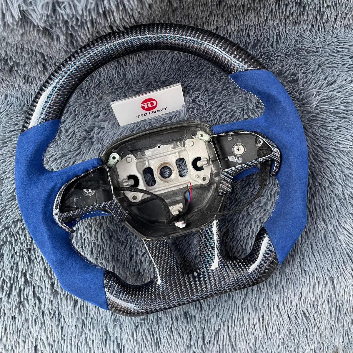 Ttd Craft Dodge 2016-2023 Charger Challenger / 2014-2023 Durango Carbon Fiber Steering Wheel 2