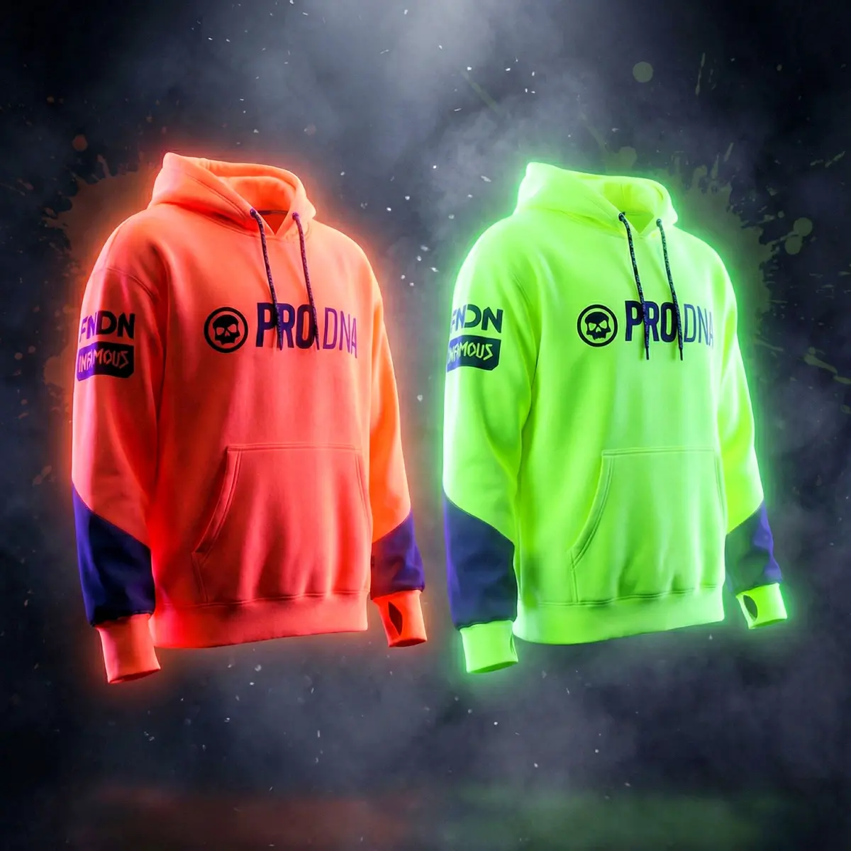 Pro Dna™ Uv Playing Hoodie – Glow Series 1