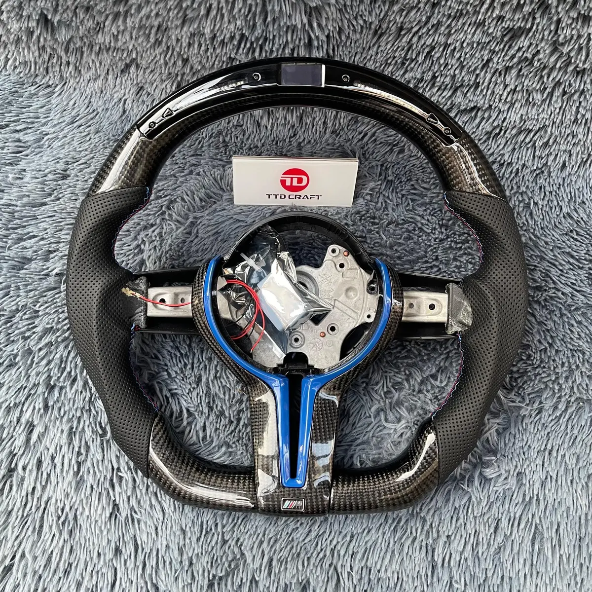 Ttd Craft Bmw M2 M3 M4 F40 F30 F32 F87 F80 F82 Carbon Fiber Steering Wheel With Led 1