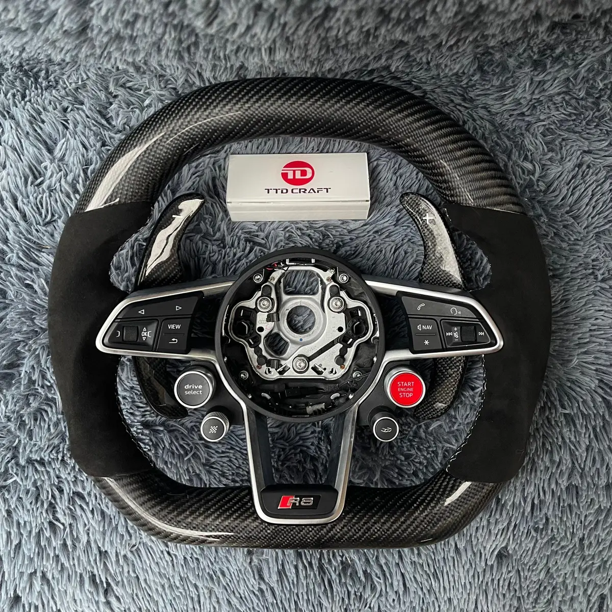 Ttd Craft Audi 2016-2026 Mk3 Ttrs/Tts Mk2 R8 Carbon Fiber Steering Wheel 1