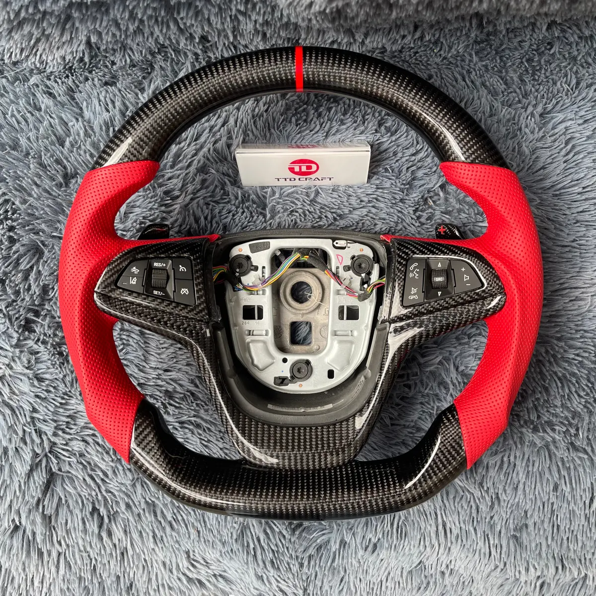 Ttd Craft Chevrolet 2014-2017 Chevy Ss Carbon Fiber Steering Wheel 1