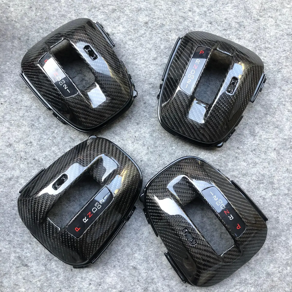Ttd Craft  2008-2012 Accord Carbon Fiber Gear Knob Plate 1