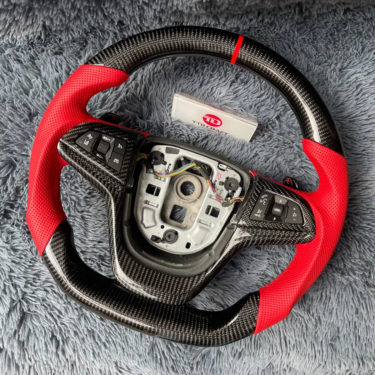 Ttd Craft Chevrolet 2014-2017 Chevy Ss Carbon Fiber Steering Wheel 2