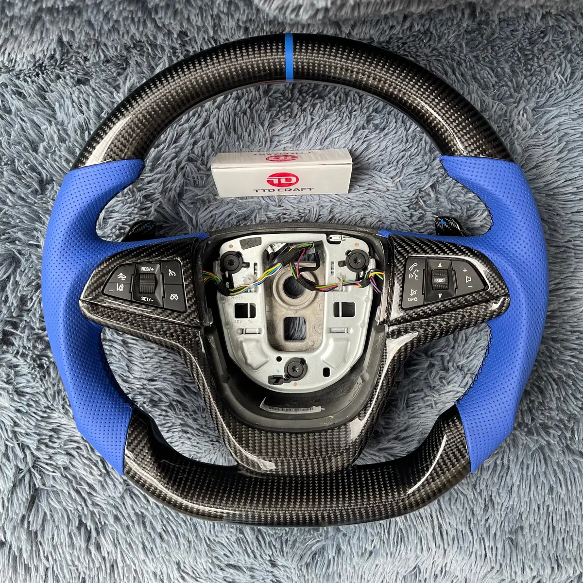Ttd Craft Chevrolet 2014-2017 Chevy Ss Carbon Fiber Steering Wheel 1