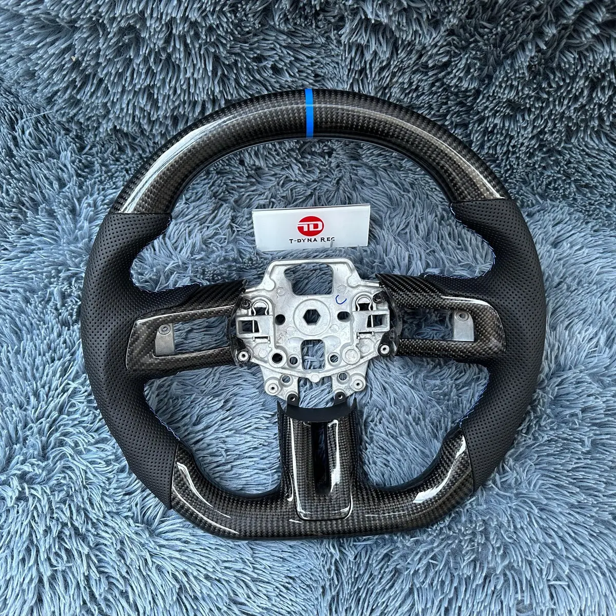 Ttd Craft Ford 2018-2023 Mustang Carbon Fiber Steering Wheel 1