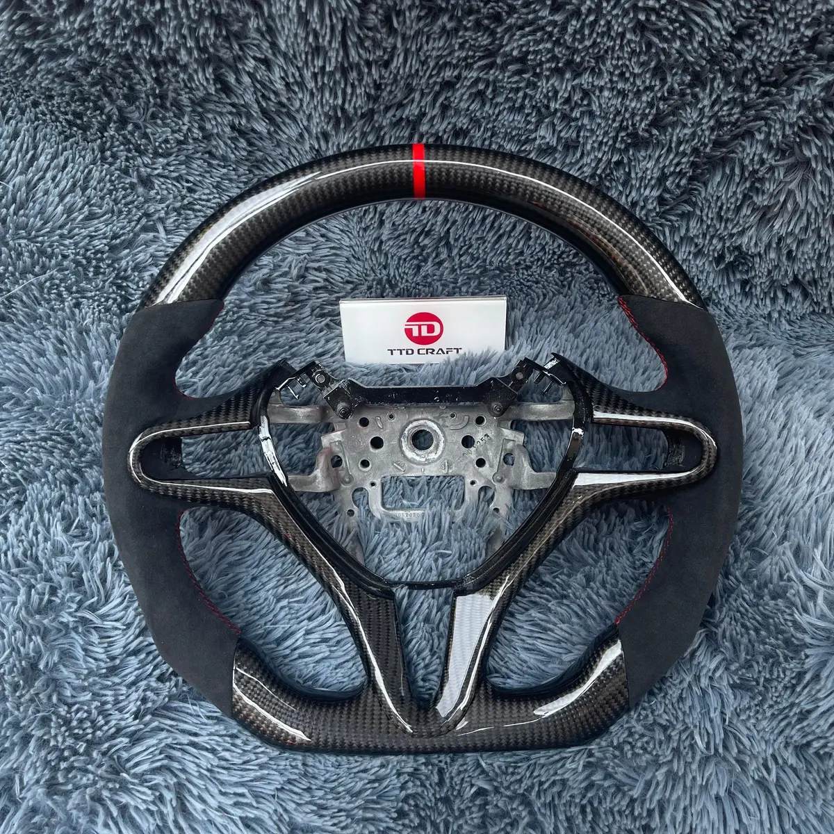 Custom Carbon Fiber Steering Wheel For Honda 2010 Civic | Ttd Craft 1