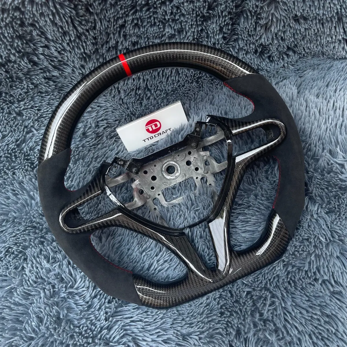 Custom Carbon Fiber Steering Wheel For Honda 2010 Civic | Ttd Craft 2