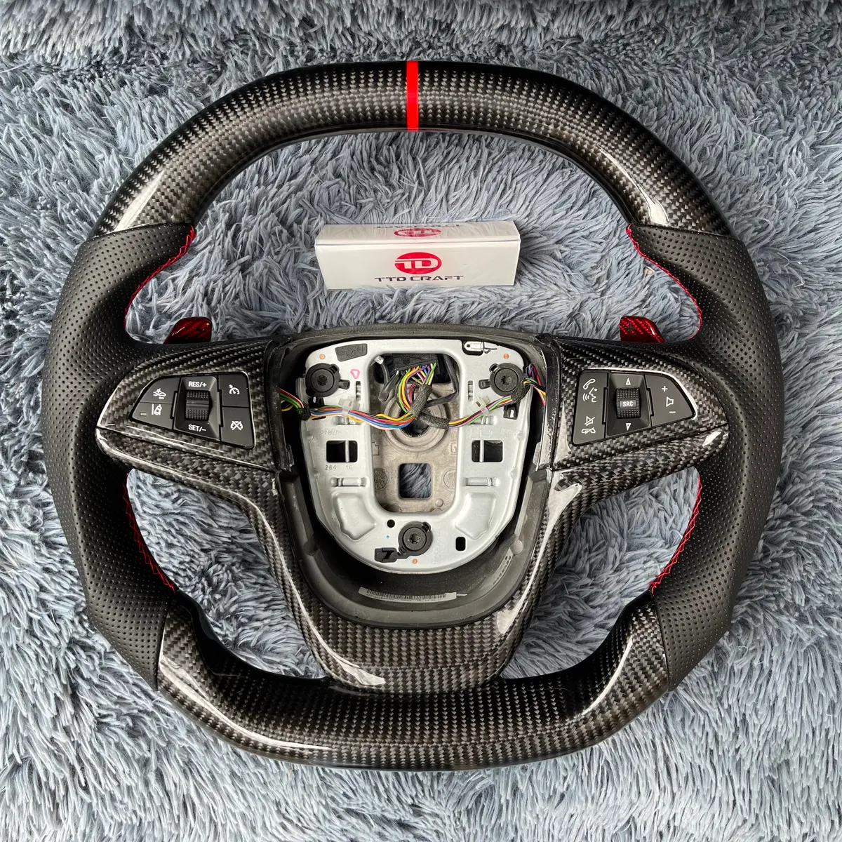 Ttd Craft Chevrolet 2014-2017 Chevy Ss Carbon Fiber Steering Wheel 1