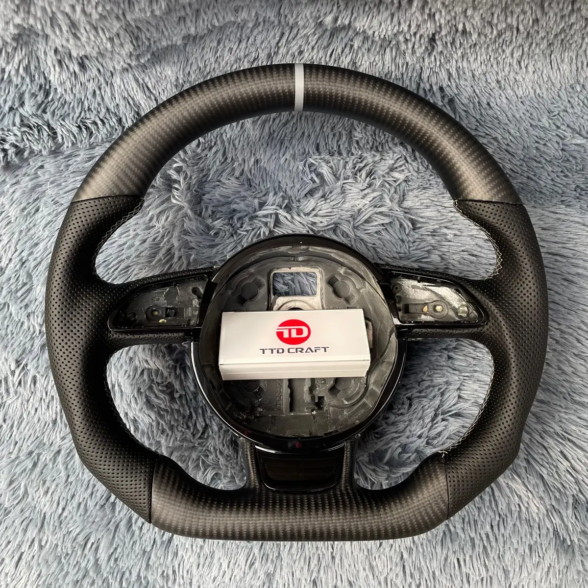 Ttd Craft Audi A3 A4 A5 A6 A7 A8 S3 S4 S5 S6 S7 S8 Rs3 Rs4 Rs5 Rs6 Sq5 Carbon Fiber Steering Wheel 1