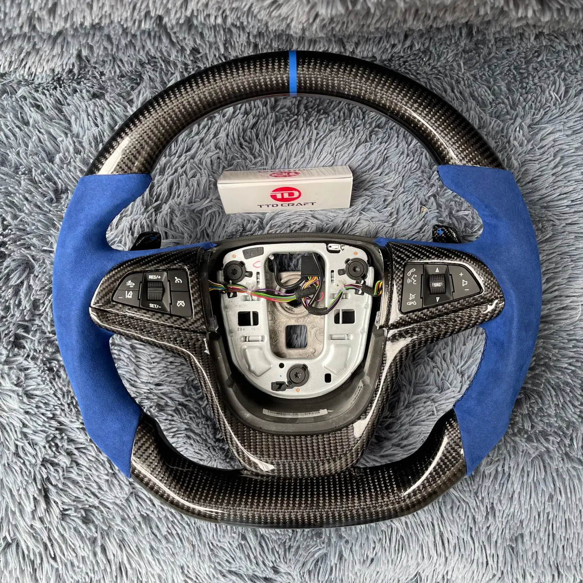 Ttd Craft Chevrolet 2014-2017 Chevy Ss Carbon Fiber Steering Wheel 1