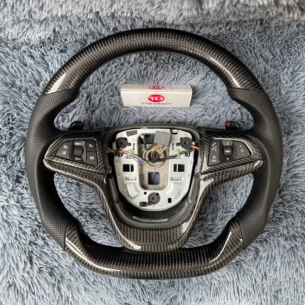Ttd Craft Chevrolet 2014-2017 Chevy Ss Carbon Fiber Steering Wheel 1
