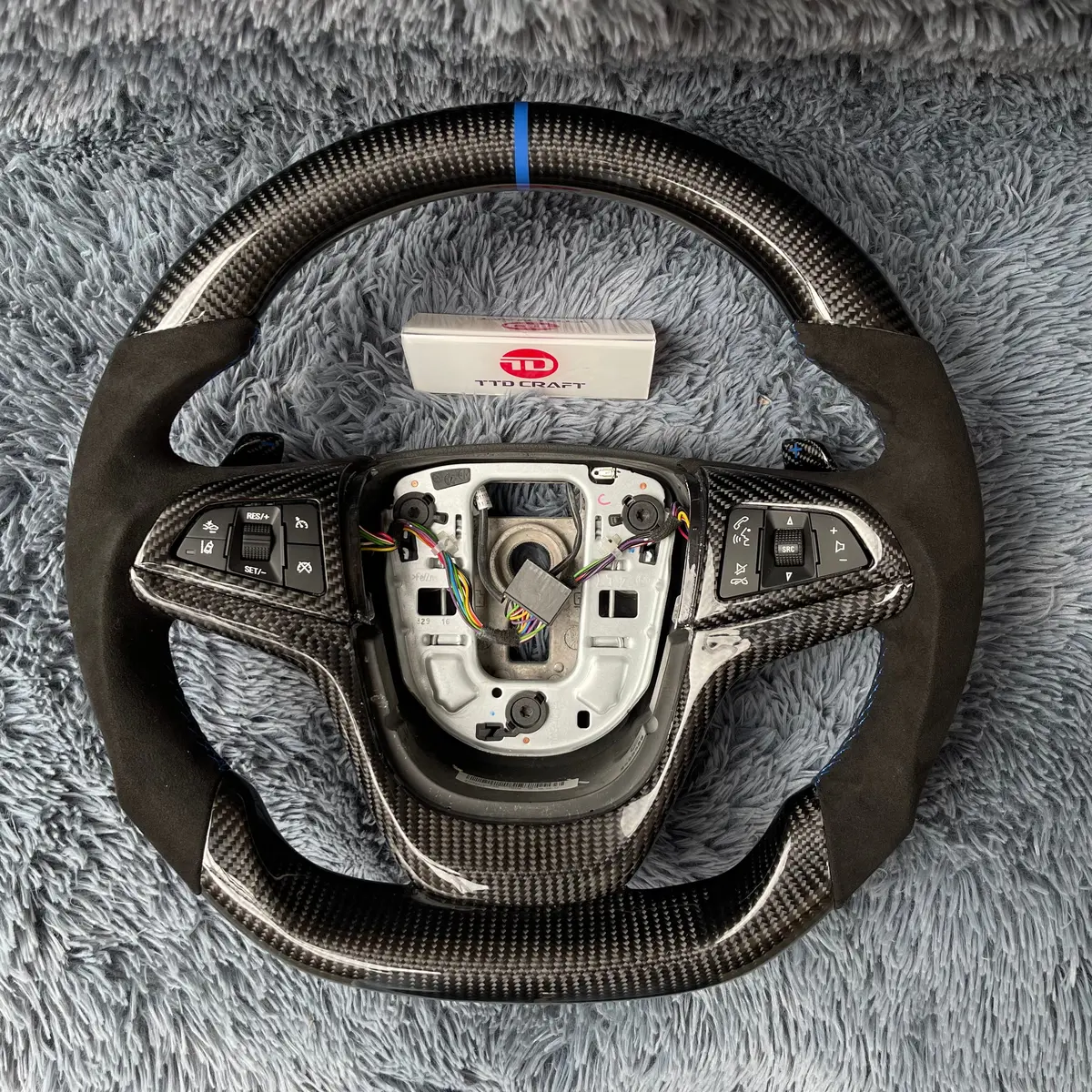 Ttd Craft Chevrolet 2014-2017 Chevy Ss Carbon Fiber Steering Wheel 1