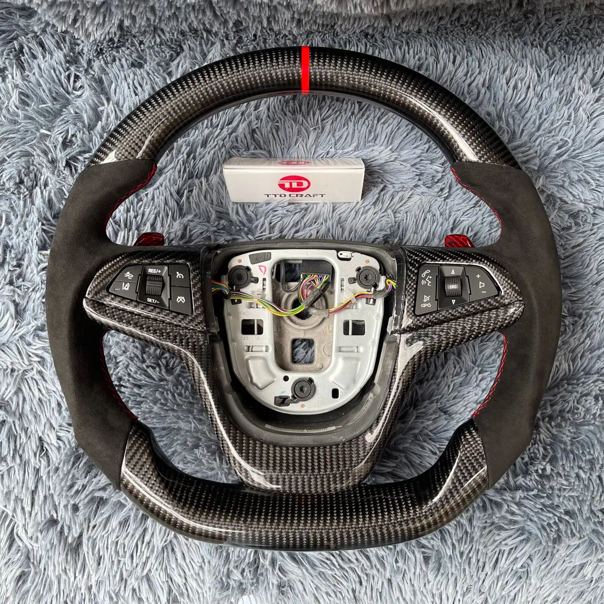 Ttd Craft Chevrolet 2014-2017 Chevy Ss Carbon Fiber Steering Wheel 1
