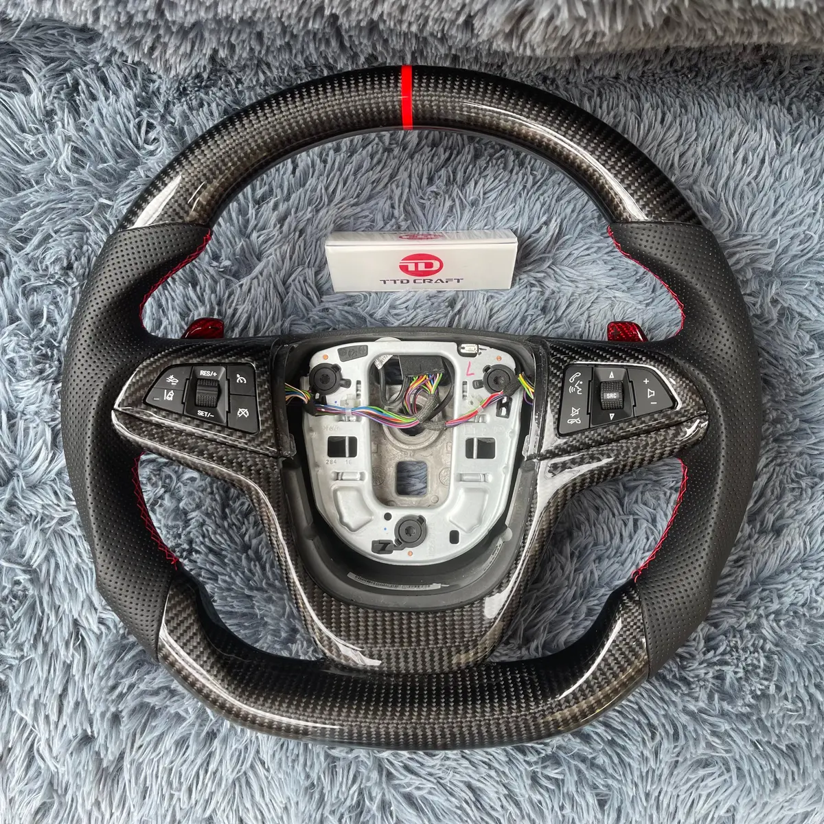 Ttd Craft Chevrolet 2014-2017 Chevy Ss Carbon Fiber Steering Wheel 1
