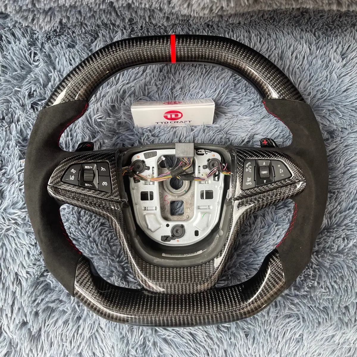 Ttd Craft Chevrolet 2014-2017 Chevy Ss Carbon Fiber Steering Wheel 1