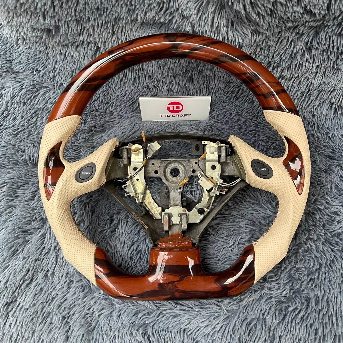 Ttd Craft Lexus 2000-2005 Gs300 Gs430 Wood Grain Steering Wheel 1