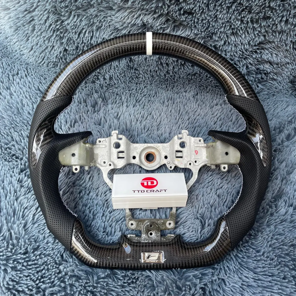 Ttd Craft Lexus 2013-2015 Gs350 Gs450 / Es300 Es350 / Rx350 Rx450 Carbon Fiber Steering Wheel 1