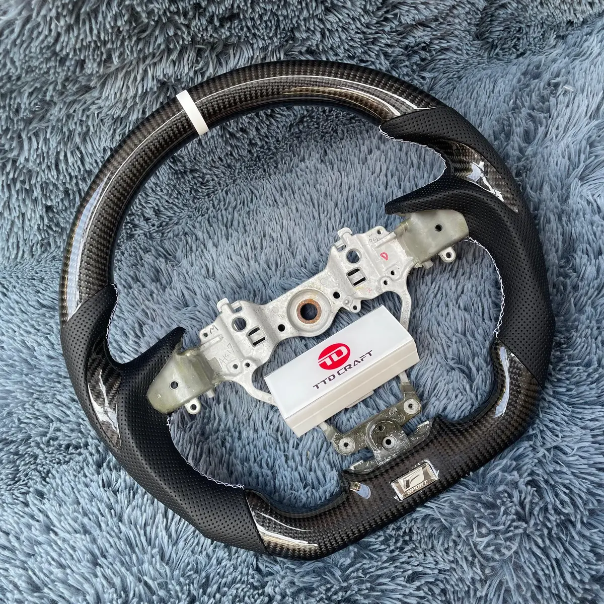 Ttd Craft Lexus 2013-2015 Gs350 Gs450 / Es300 Es350 / Rx350 Rx450 Carbon Fiber Steering Wheel 2