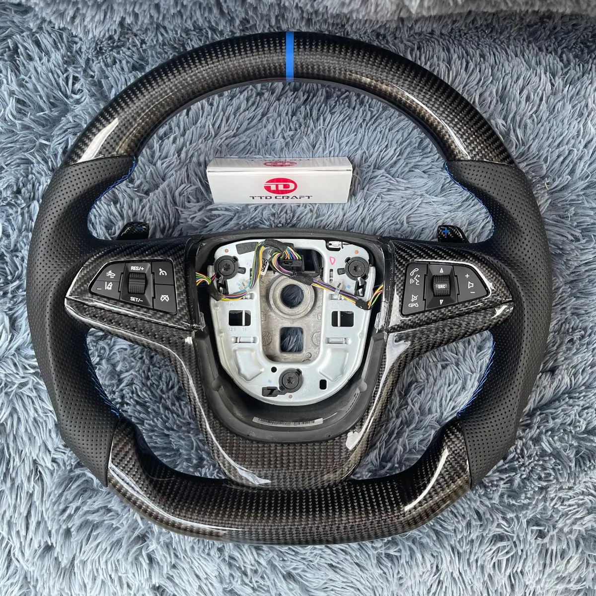 Ttd Craft Chevrolet 2014-2017 Chevy Ss Carbon Fiber Steering Wheel 1
