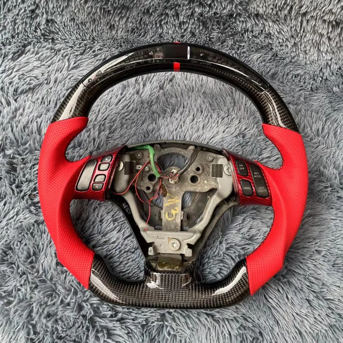 Ttd Craft Mazda 3 2003-2009 Carbon Fiber Steering Wheel 1