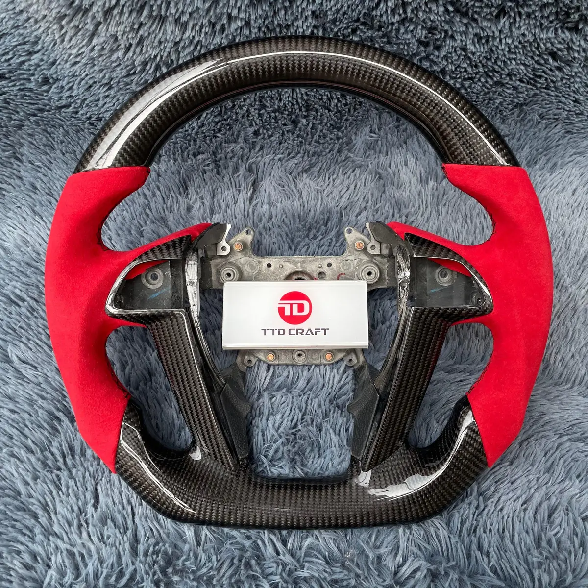 Honda 2008-2012 Accord / 2009-2015 Pilot Carbon Fiber Steering Wheel |Ttd Craft 9