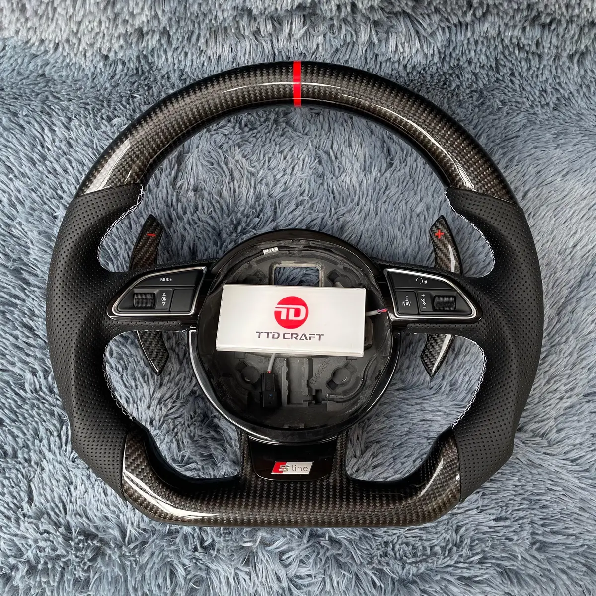 Ttd Craft Audi A3 A4 A5 A6 A7 A8 S3 S4 S5 S6 S7 S8 Rs3 Rs4 Rs5 Rs6 Sq5 Carbon Fiber Steering Wheel 1