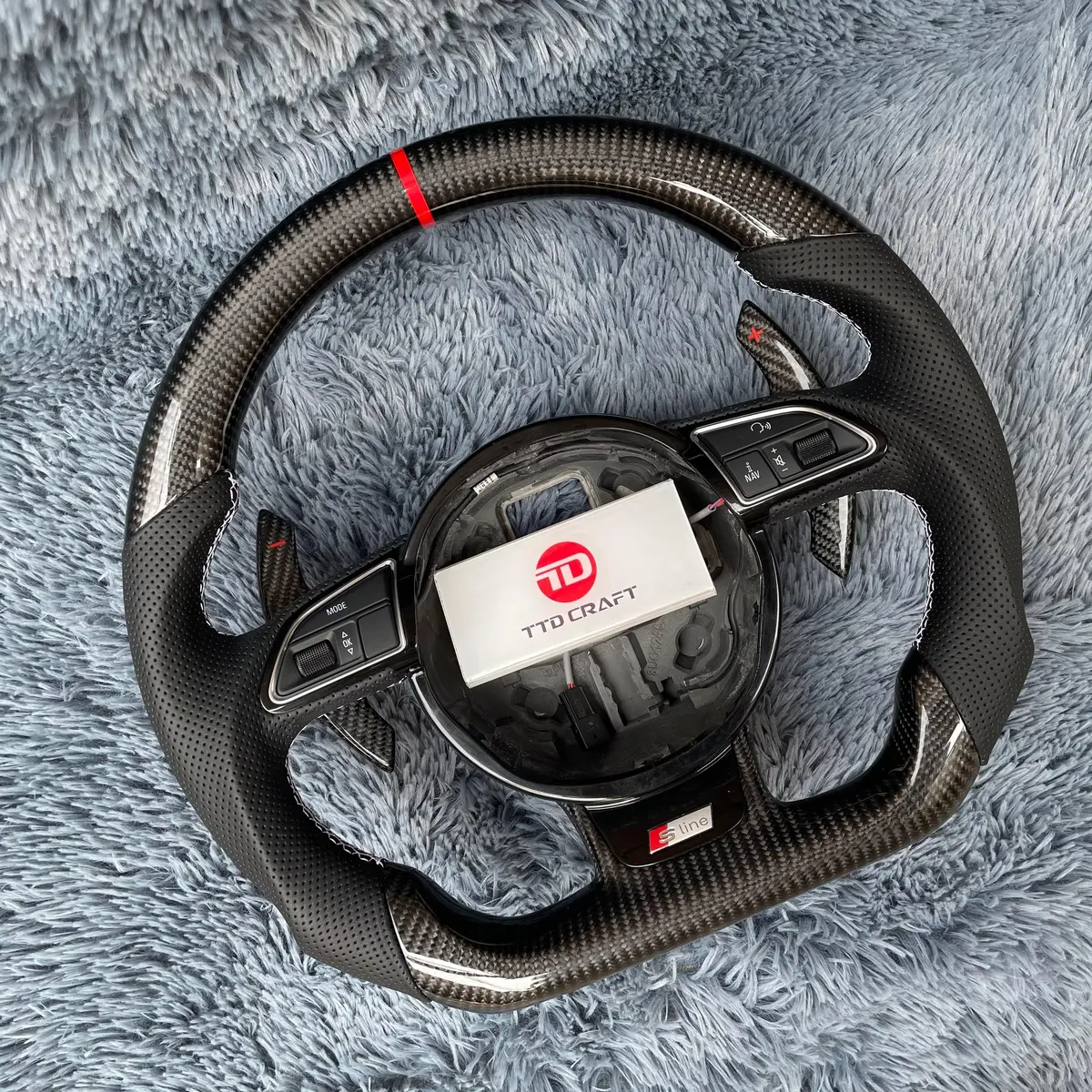 Ttd Craft Audi A3 A4 A5 A6 A7 A8 S3 S4 S5 S6 S7 S8 Rs3 Rs4 Rs5 Rs6 Sq5 Carbon Fiber Steering Wheel 2
