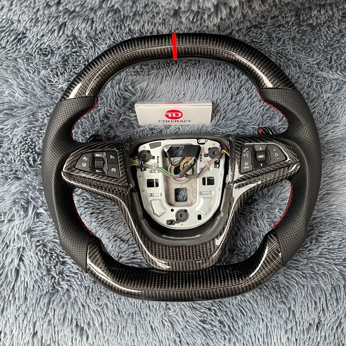 Ttd Craft Chevrolet 2014-2017 Chevy Ss Carbon Fiber Steering Wheel 1