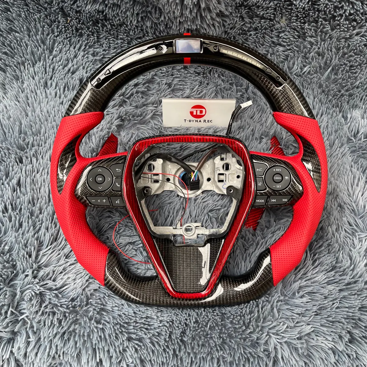 Ttd Craft Toyota 2018-2024 Camry Se Xse Trd V6  Venza Carbon Fiber Steering Wheel 1