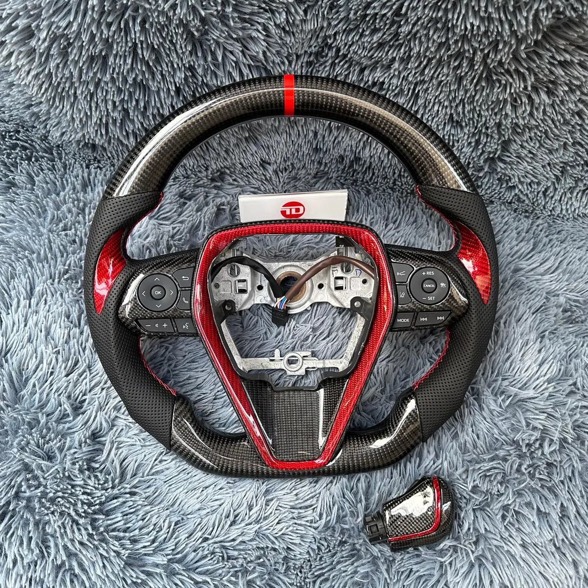 Ttd Craft Toyota 2018-2024 Camry  Se Xse Trd V6 V4 Avalon Venza  Carbon Fiber Steering Wheel 1