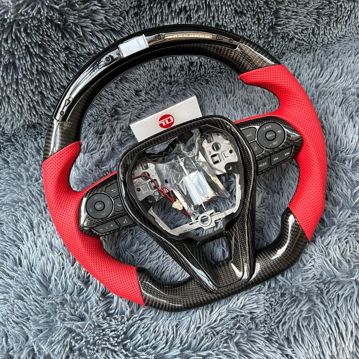 Ttd Craft Toyota 2019-2026 Corolla Hatchback Rav4 Led Carbon Fiber Steering Wheel 2