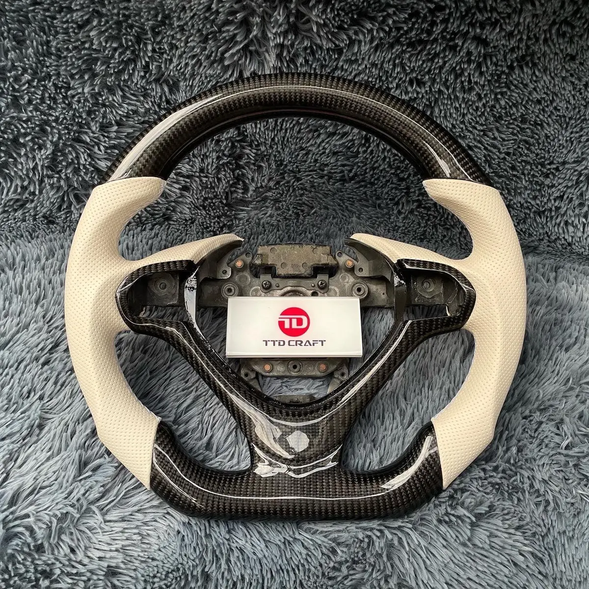 Ttd Craft  Acura 2009-2014 Tsx Sport Wagon Special Edition Honda Cu2  Carbon Fiber Steering Wheel 1
