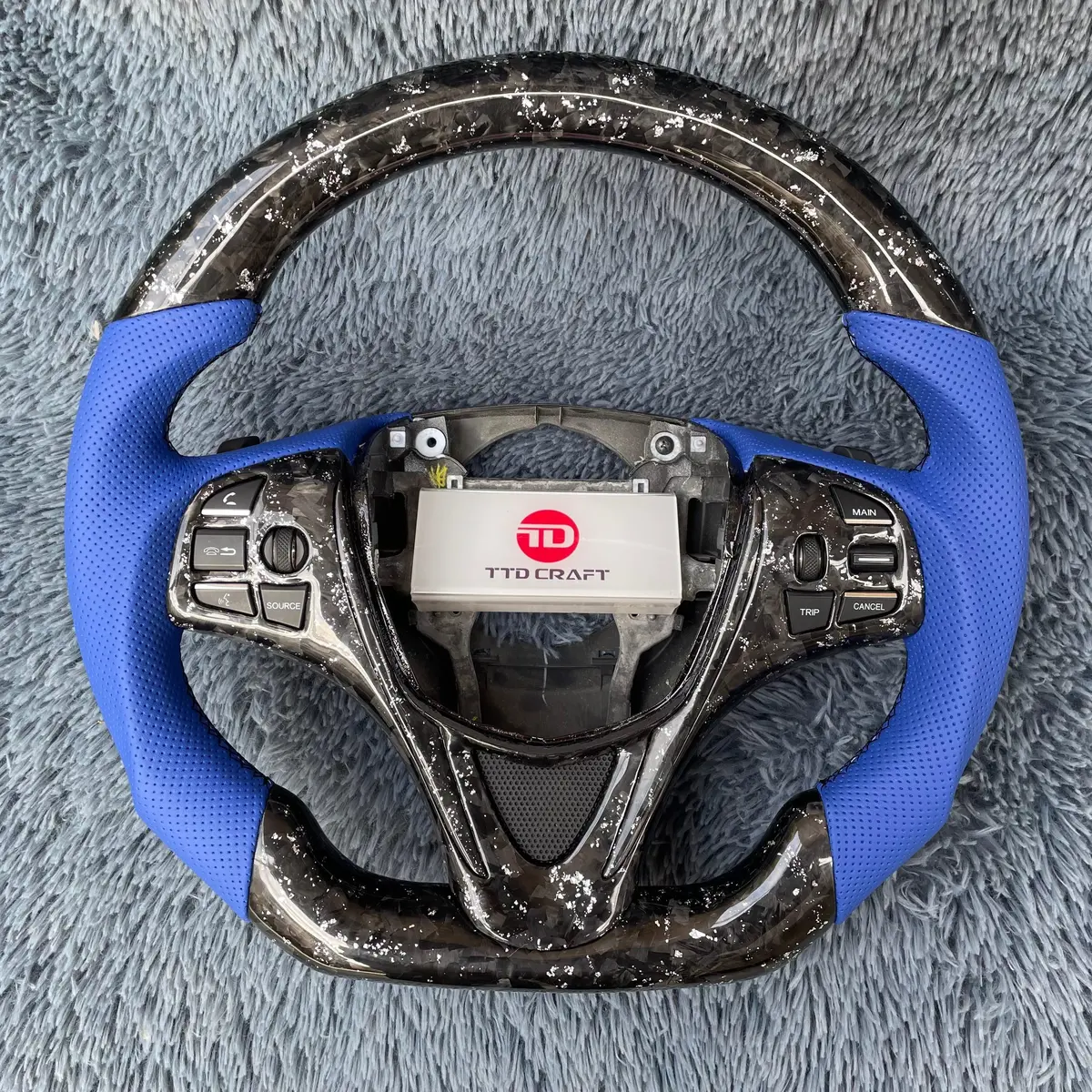 Acura 2015-2020 Tlx / Mdx Sliver Carbon Fiber Steering Wheel |Ttd Craft 1