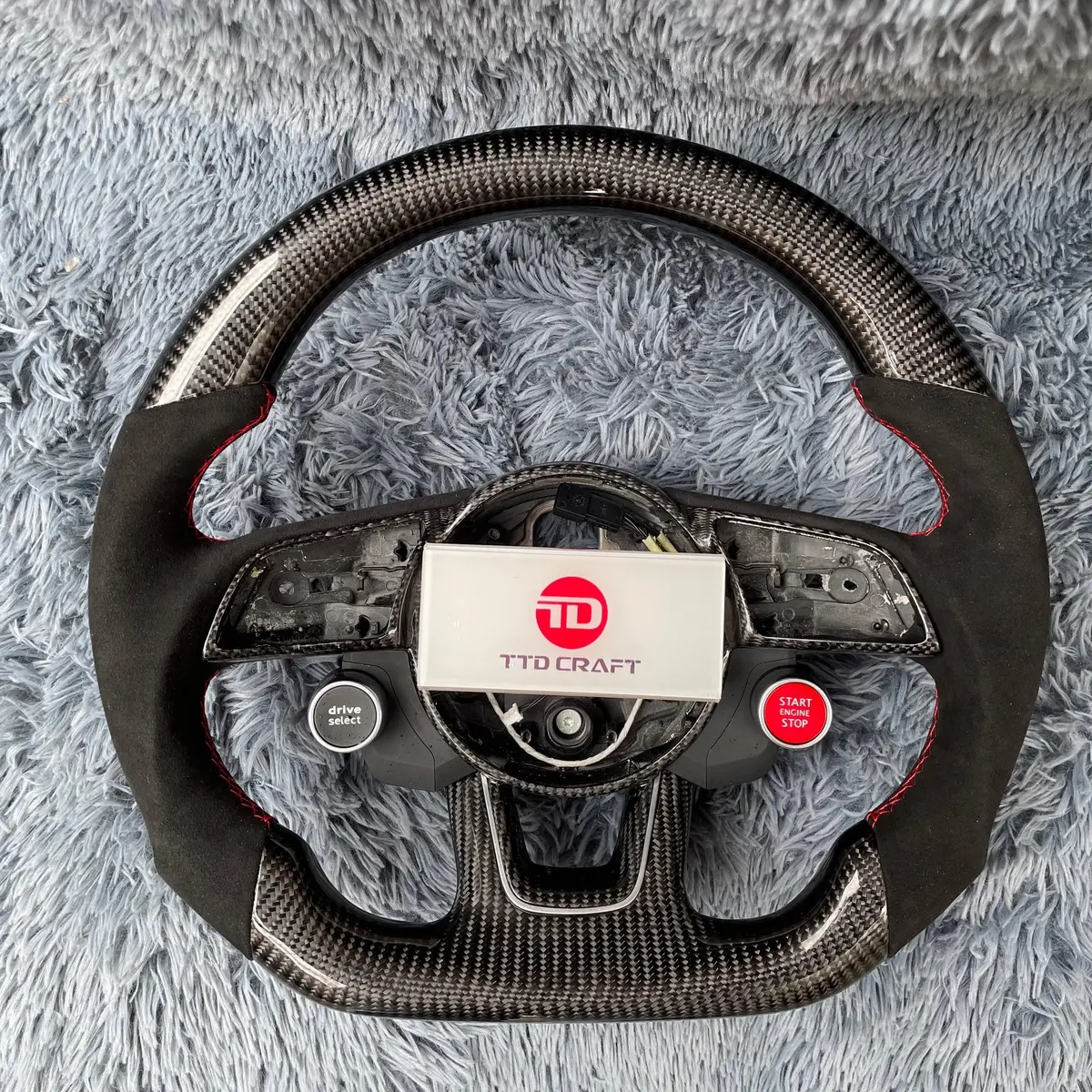 Ttd Craft Audi 2017-2020 8V B9 A3 S3 Rs3 A4 S4 A5 S5 Rs5 Carbon Fiber Steering Wheel 1