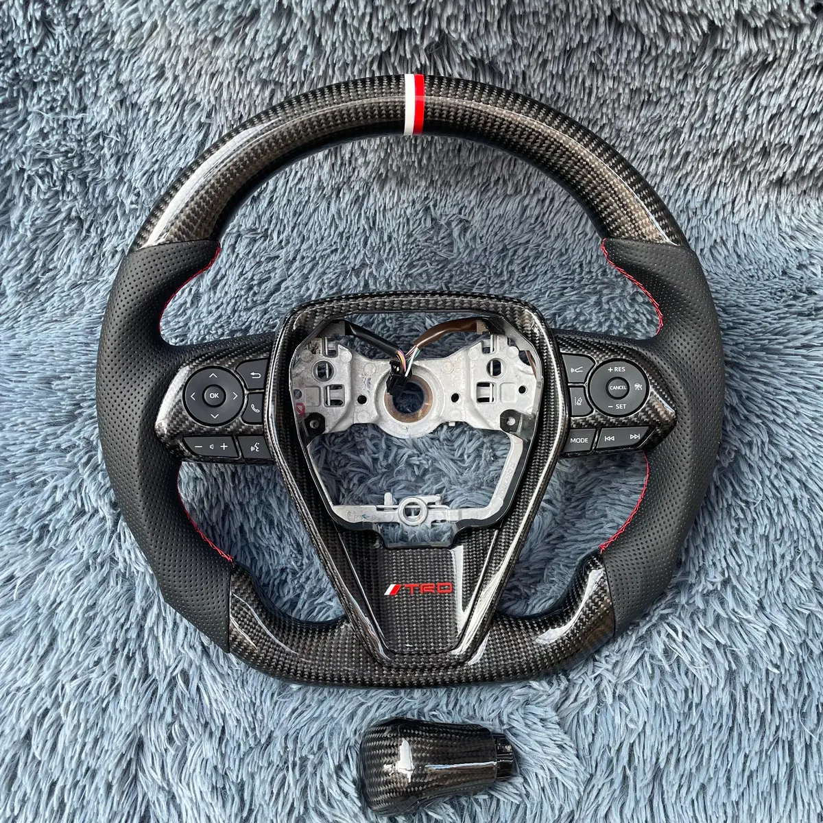 Ttd Craft Toyota Camry 2018-2024 Se Xse Trd V6  Venza  Carbon Fiber Steering Wheel 1