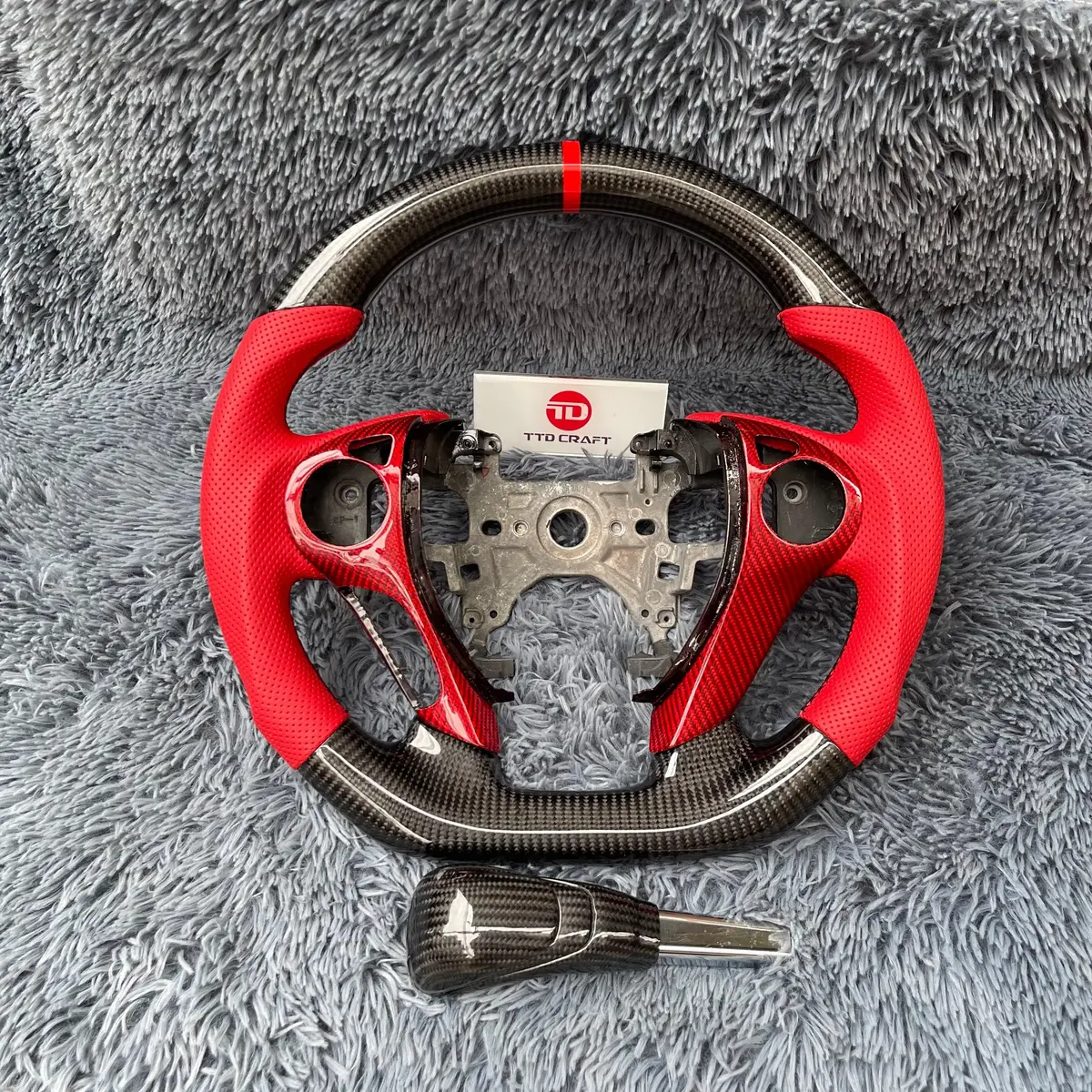 Ttd Craft  9Th Gen Accord 2013- 2017 Sport Ex Lx Ex-L V6 Carbon Fiber Steering Wheel 1