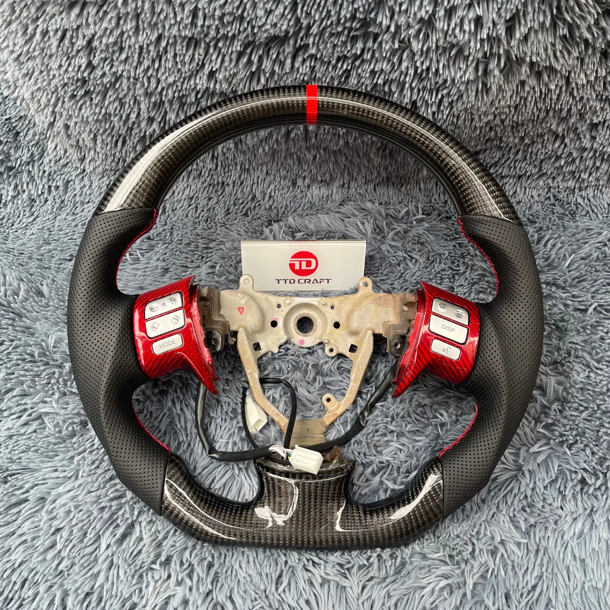 Ttd Craft Toyota 2007-2010 Corolla Carbon Fiber Steering Wheel 1