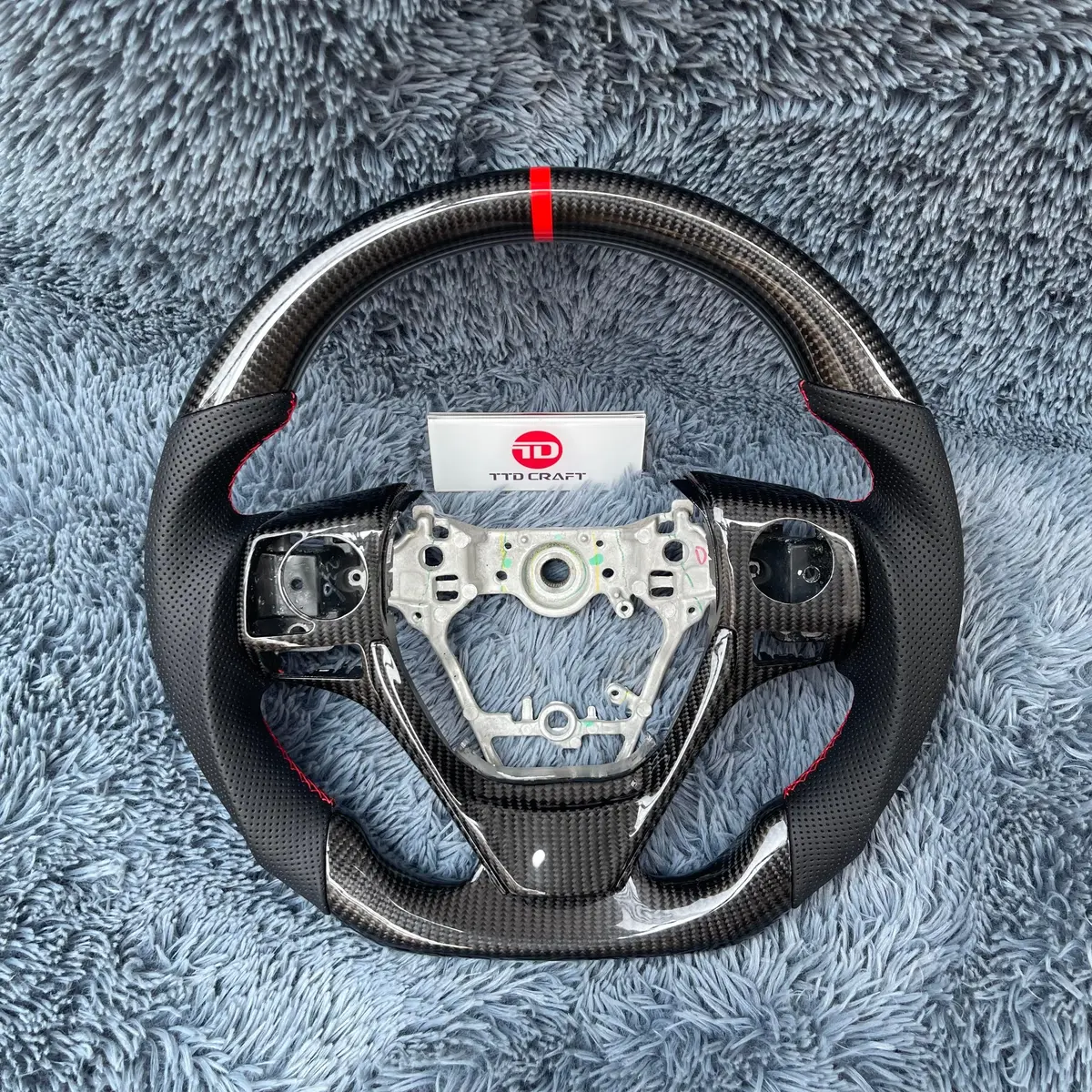 Ttd Craft Toyota 2014-2018 Corolla / 2013-2018 Rav4  Carbon Fiber Steering Wheel 1