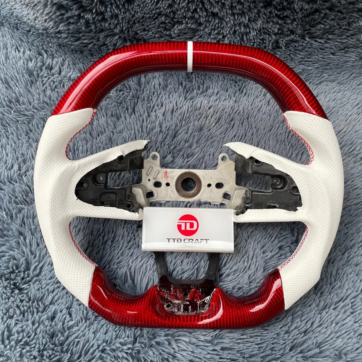 Custom Carbon Fiber Steering Wheel For 2016-2021 Honda Civic Fk8 | Ttd Craft 2