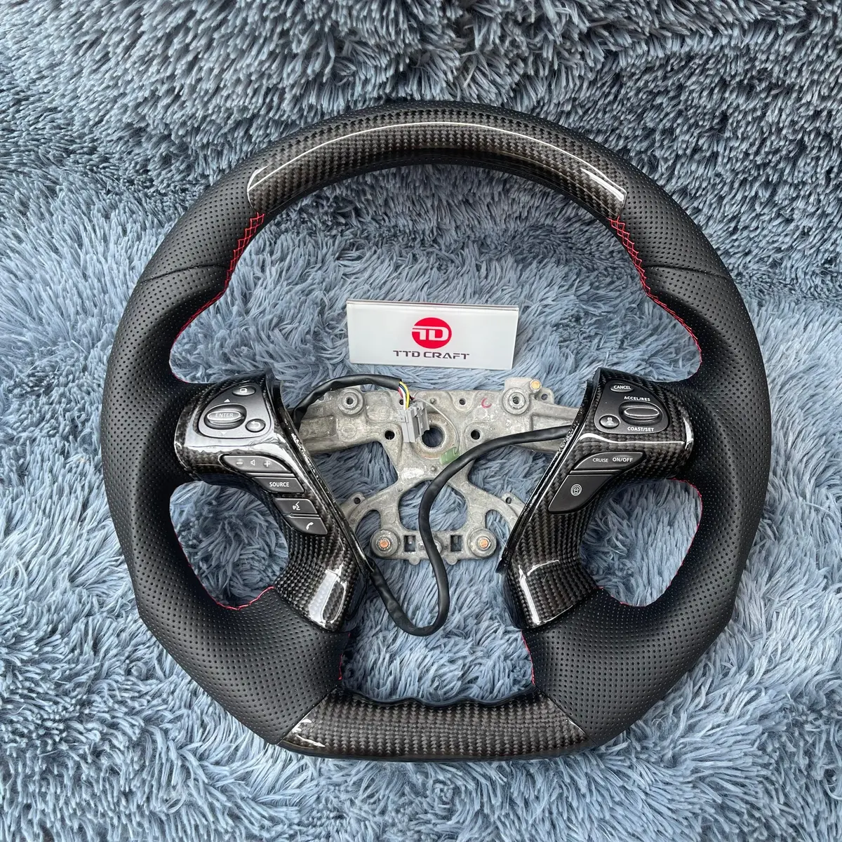 Ttd Craft Nissan 2015-2024 Murano /Pathfinder Carbon Fiber Steering Wheel 1