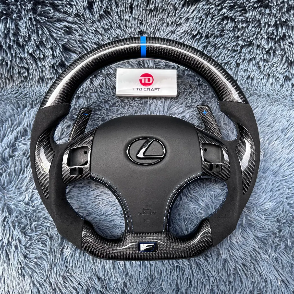 Ttd Craft Lexus 2006-2013 Is250 Is350 Isf Carbon Fiber Steering Wheel 1