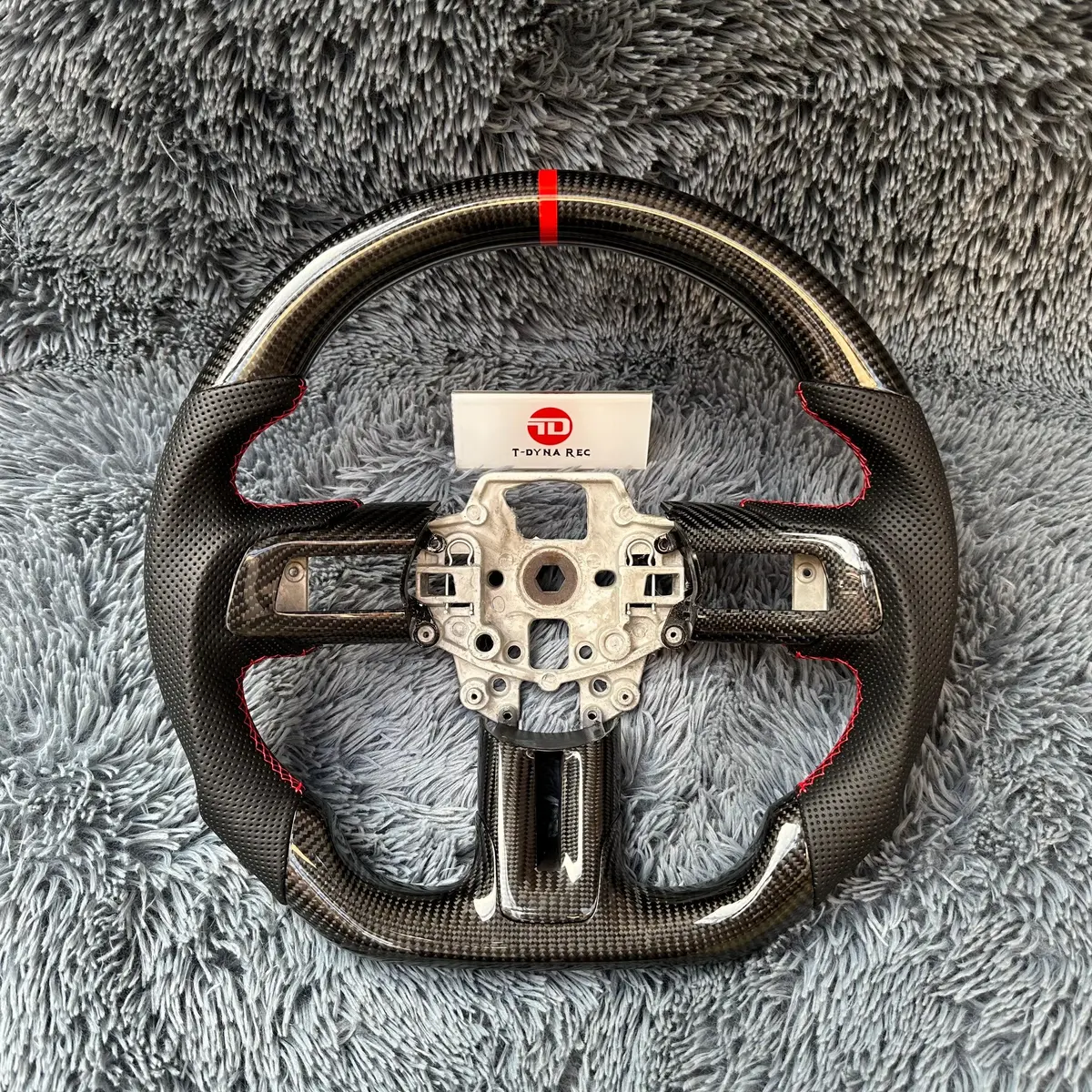 Ttd Craft Ford 2018-2023 Mustang Carbon Fiber Steering Wheel 1