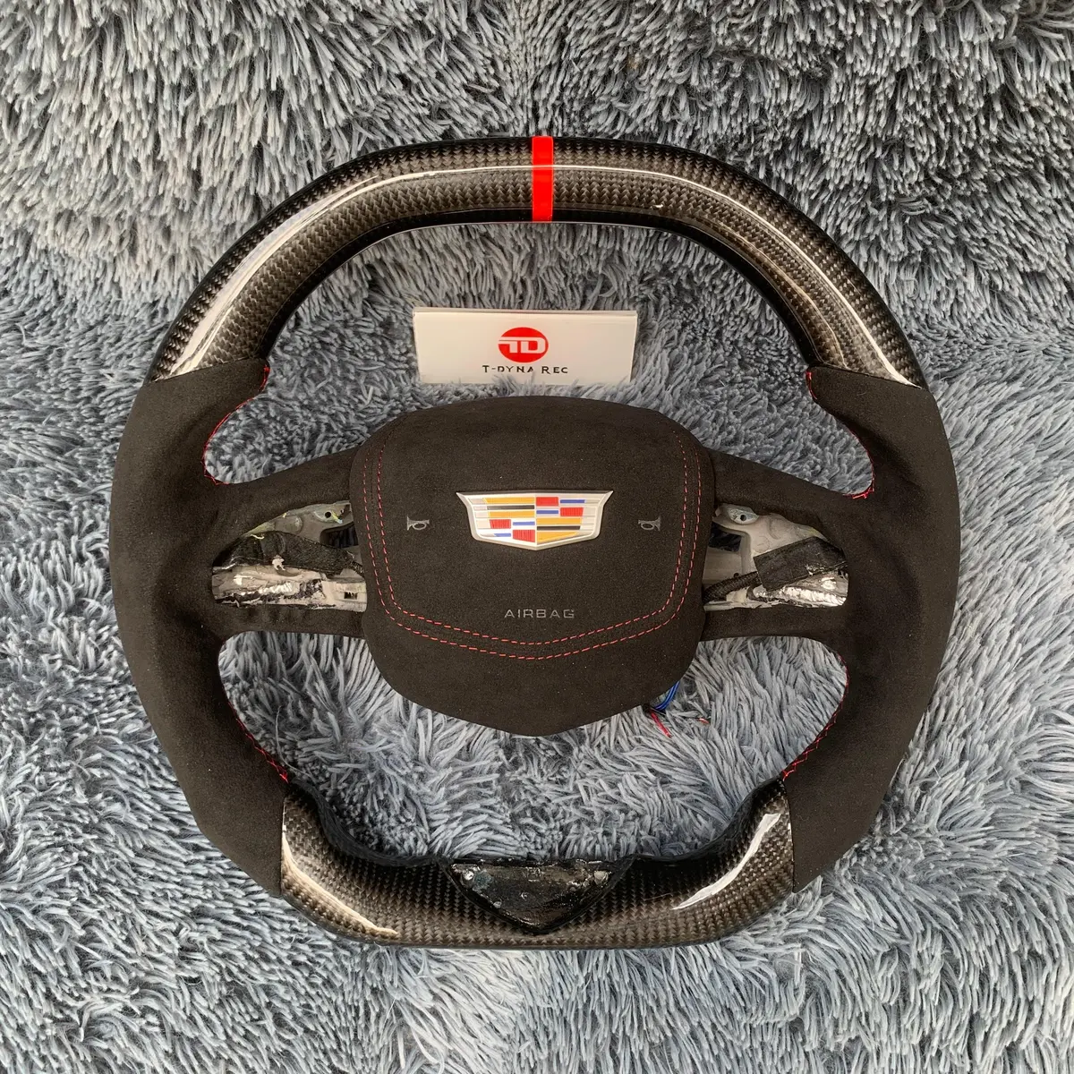 Ttd Craft Cadillac 2020-2025 Ct4 Ct4-V Blackwing / Ct5 Ct5-V Blackwing / 2019-2025 Xt4 Carbon Fiber Steering Wheel 1