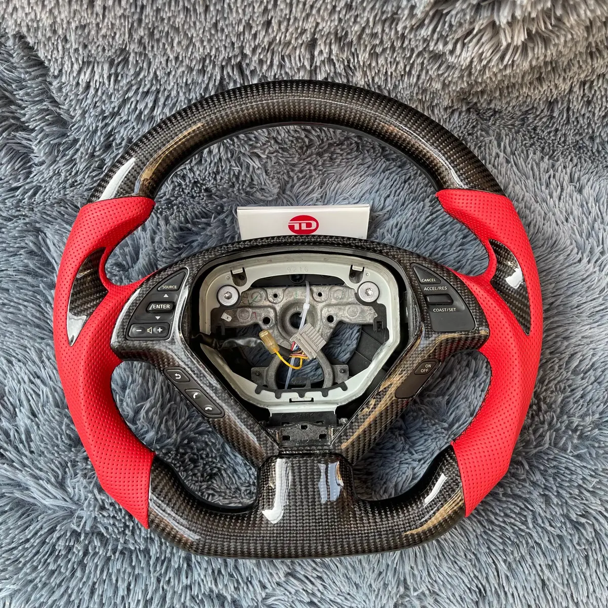 Ttd Craft Infiniti 2008-2010 Ex35 Carbon Fiber Steering Wheel 1