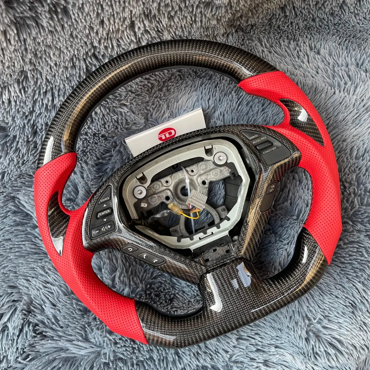 Ttd Craft Infiniti 2007-2013 G35 Carbon Fiber Steering Wheel 2