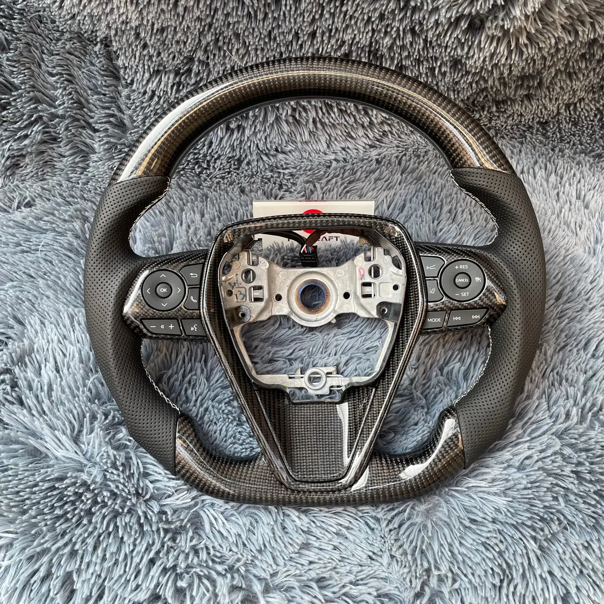 Ttd Craft Toyota 2018-2024 Camry Se Xse Trd V6 Venza Carbon Fiber Steering Wheel 1