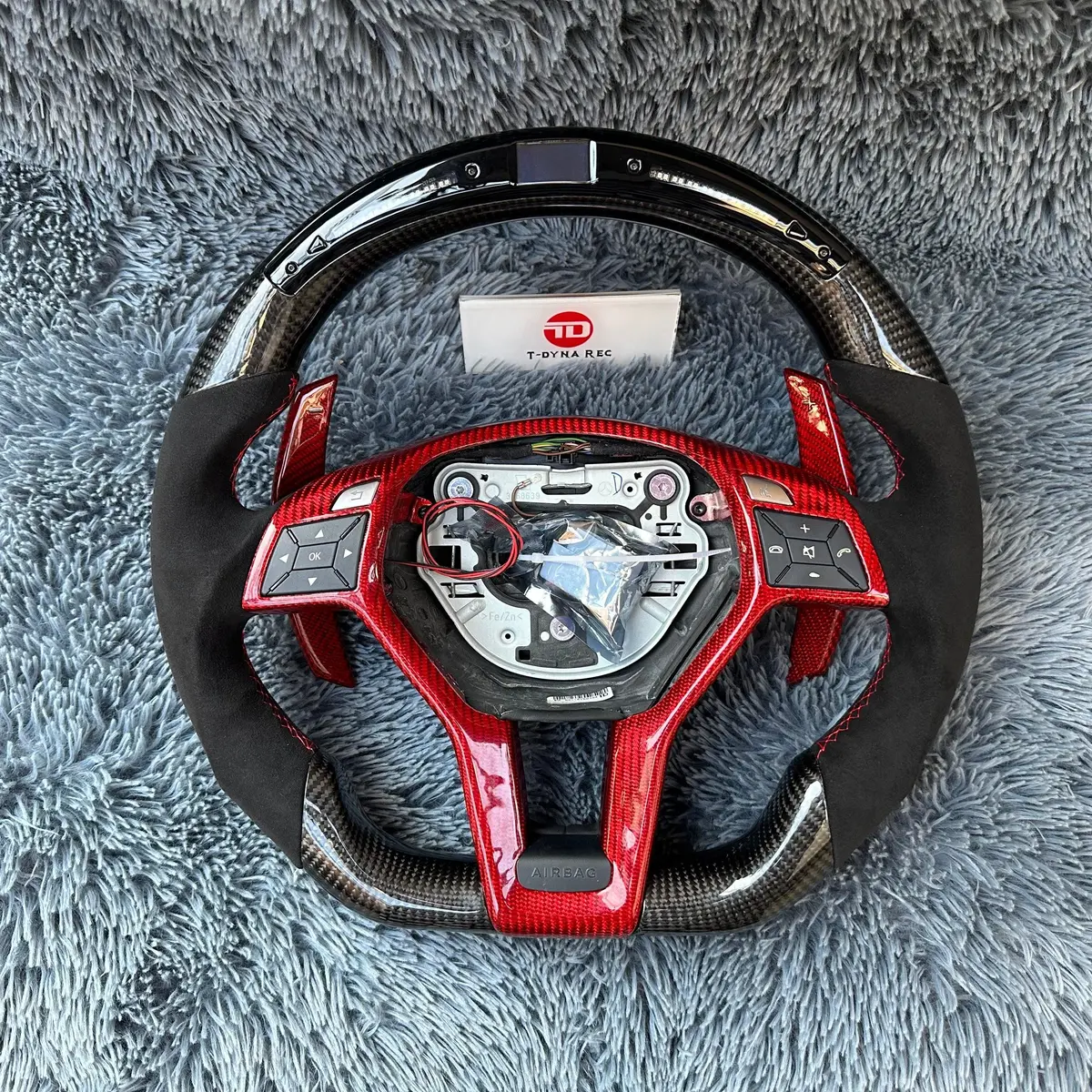 Carbon Fiber Steering Wheel For Mercedes C117 E350 | Ttd Craft 1