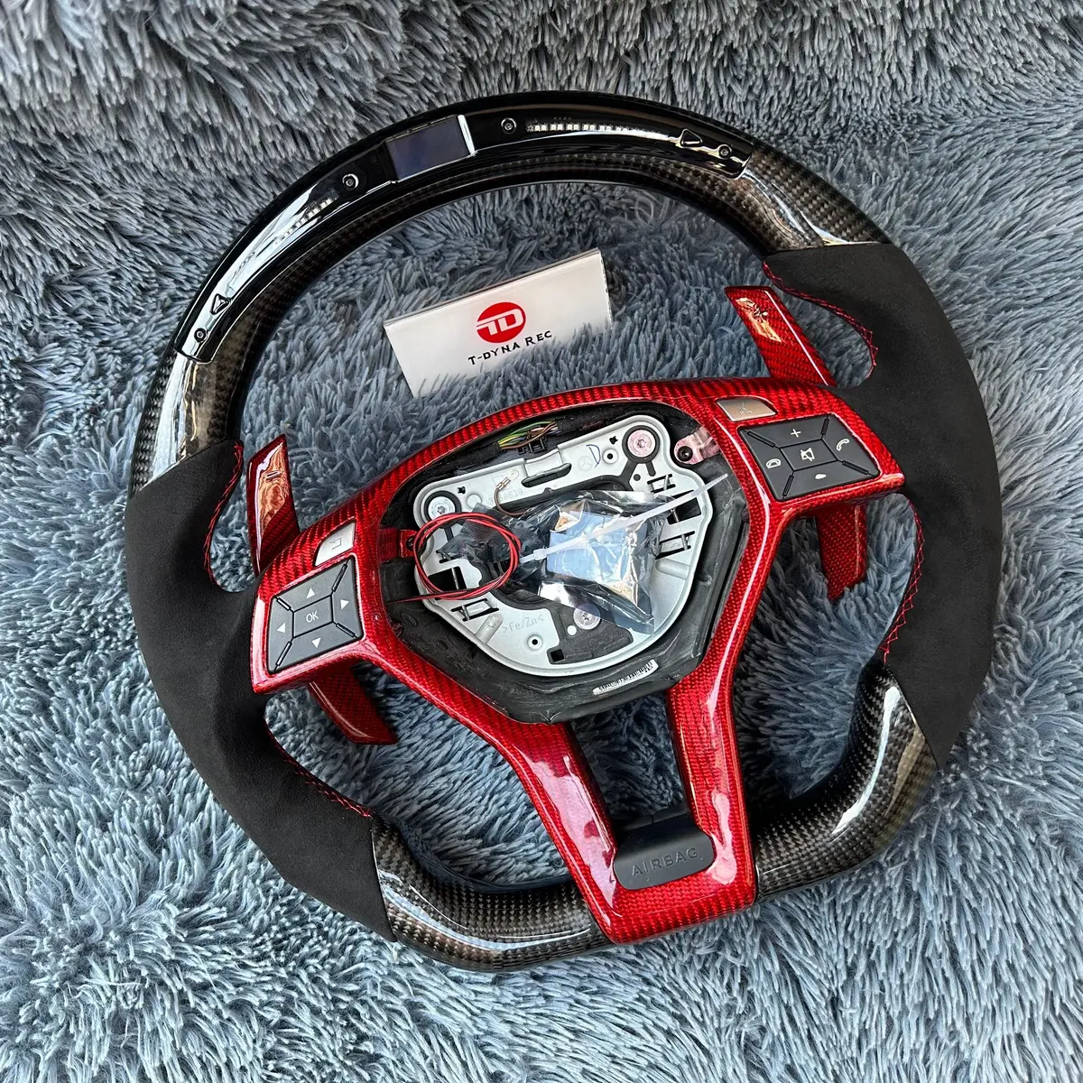 Carbon Fiber Steering Wheel For Mercedes C117 E350 | Ttd Craft 2